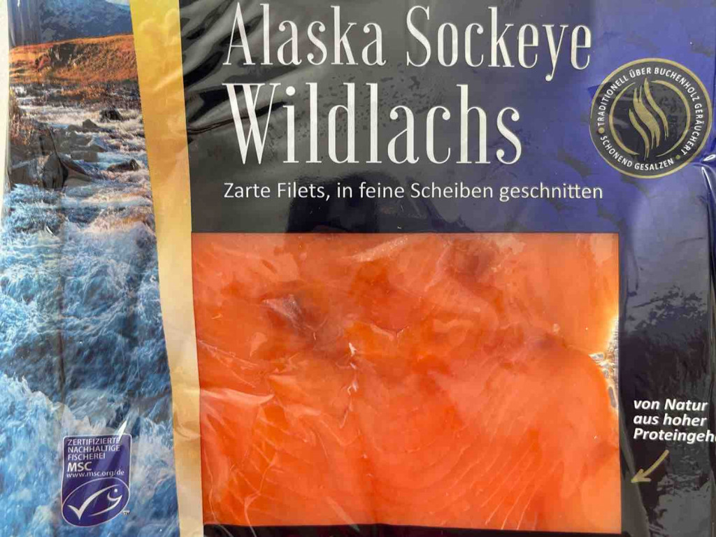 Alaska Sockeye Wildlachs, Zarte Filets, in feine Scheiben geschn | Hochgeladen von: rsnbrgj