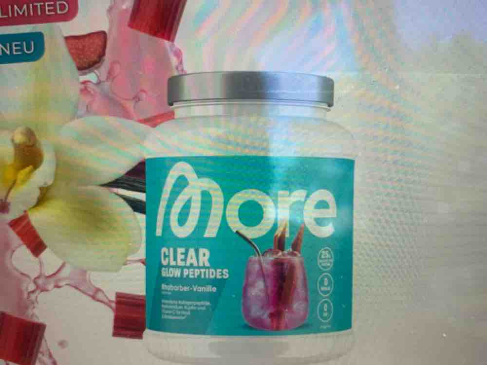 More Clear Glow Peptides, Rhabarber Vanille von fitnessfio | Hochgeladen von: fitnessfio