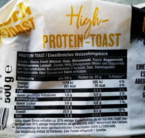 Golden Toast High Protein Toast von Tina. M. | Hochgeladen von: Tina. M.