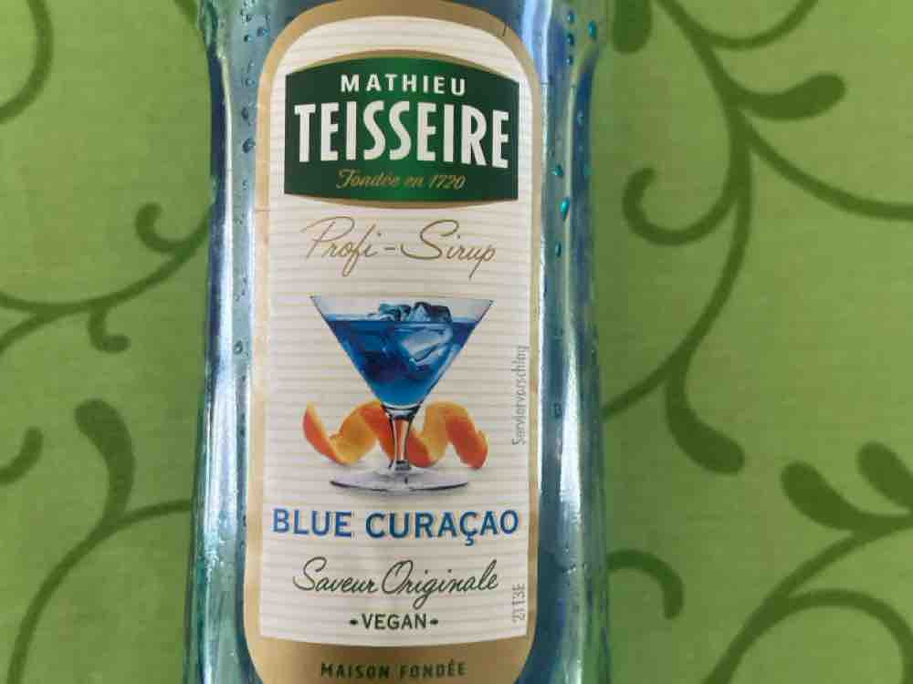 Blue Curaçao Sirup, ohne Alkohol, vegan von Krake | Hochgeladen von: Krake