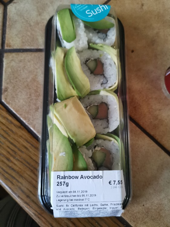 Rainbow Avocado Sushi von pia1428 | Hochgeladen von: pia1428