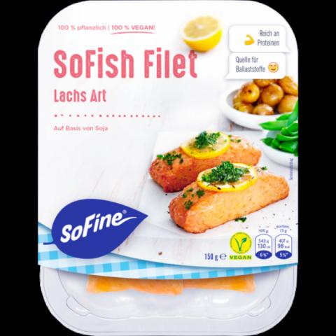 SoFine SoFish Filet Vegan, Lachs Art  von Campbell | Hochgeladen von: Campbell