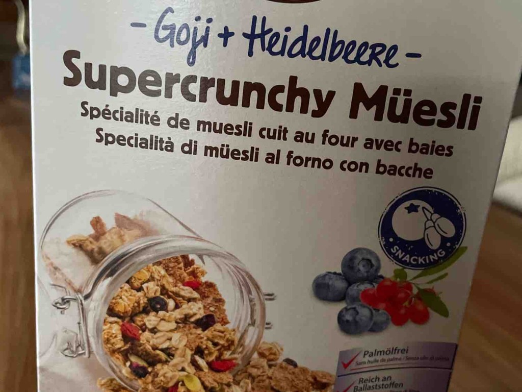 Supercrunchy Müesli (Goji + Heidelbeere) von Bettina81 | Hochgeladen von: Bettina81