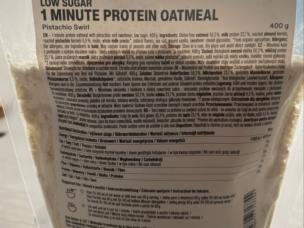 1 Minute Protein Oatmeal von Hebergirl | Hochgeladen von: Hebergirl