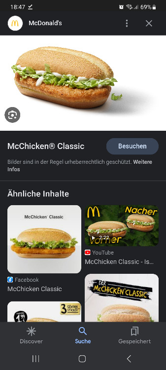 Wie Viele Kalorien Hat Ein Mcchicken Classic
