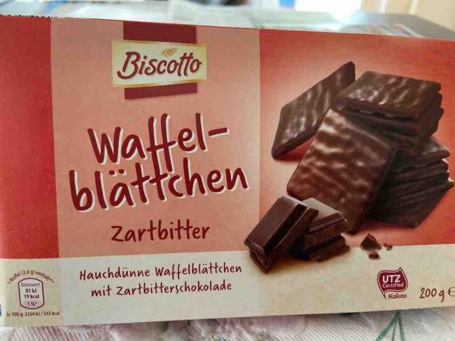 Waffelblättchen Biscotto, Zartbitter von FEwen | Hochgeladen von: FEwen