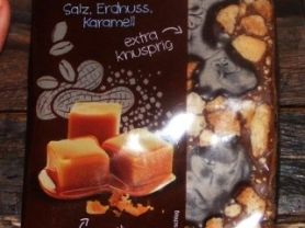 Knusper Schokolade Salz Erdnuss Karamell, Mit Keksstücken | Hochgeladen von: Siope