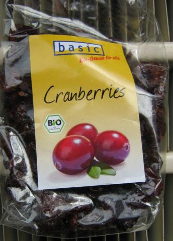Cranberries (basic Bio), gesüßt, getrocknet | Hochgeladen von: malufi89