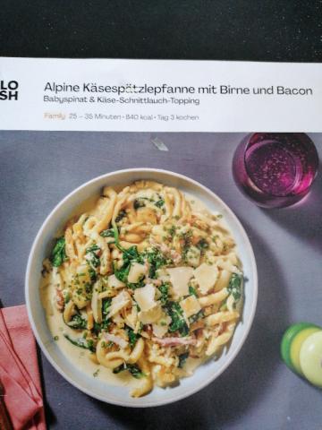 Käsespätzle mit Birne und Bacon von shirley93 | Hochgeladen von: shirley93