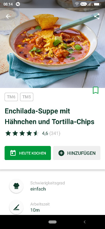 Enchilada Suppe (ohne Chips und Avocado) von kaleo2210 | Hochgeladen von: kaleo2210