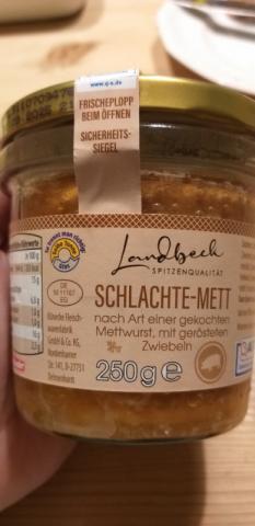 Schlachte-Mett, mit gerösteten Zwiebeln von Zibbel71 | Hochgeladen von: Zibbel71