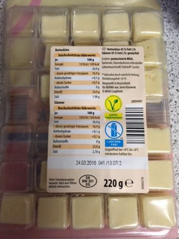 Käsesnack in Würfeln Butterkäse, Laktose | Hochgeladen von: anutschka934