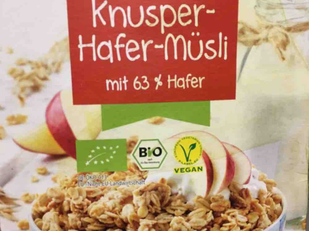 knusper-Hafer-Müsli, Mit 63%Hafer von Urkrostitzer | Hochgeladen von: Urkrostitzer