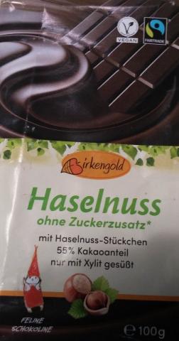 Zartbitter Haselnuss ohne Zuckerzusatz | Hochgeladen von: ini