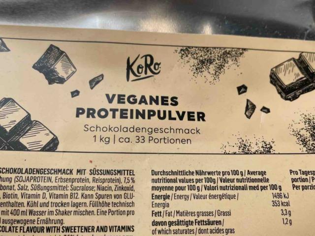 Proteinpulver Schoko, vegan by philowmillow | Uploaded by: philowmillow