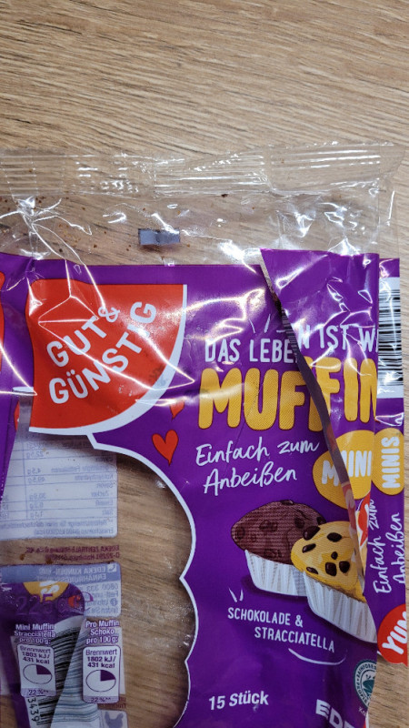 Mini-Muffin Schoko, 1 Muffin 16 gramm von nicole767 | Hochgeladen von: nicole767