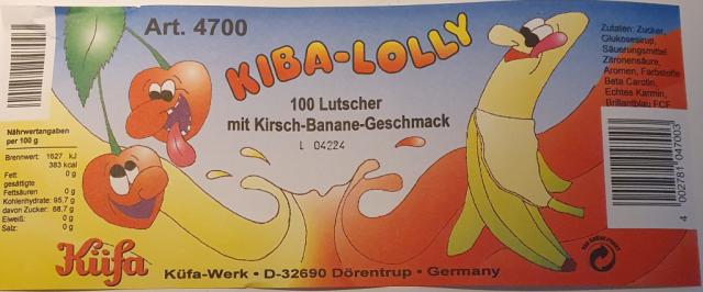 KiBa-Lolly, Banane Kirsche | Hochgeladen von: erikroenche