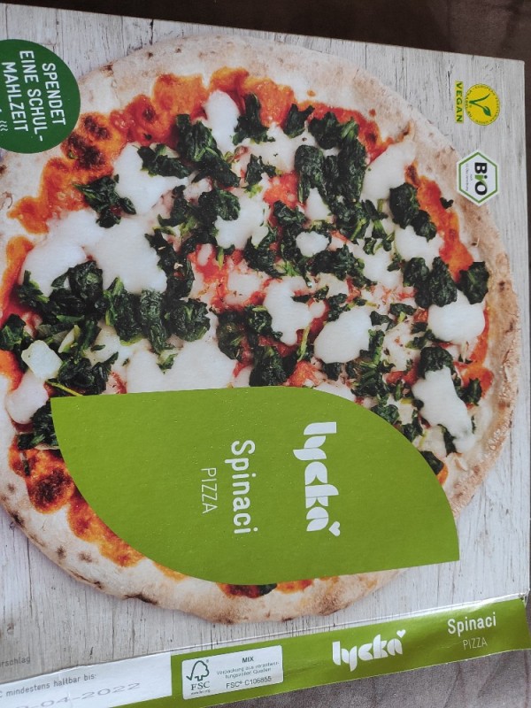 Pizza Spinaci, vegan von Kuerbispflanze | Hochgeladen von: Kuerbispflanze