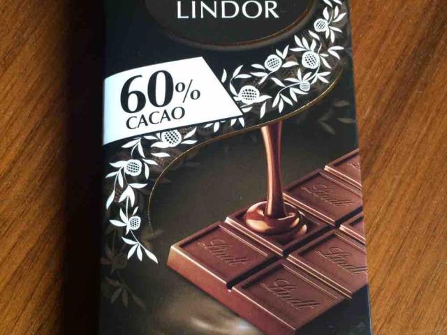 Lindor 60 % Cacao, Edelbitter-Chocolade mit zartschmelzender Fül | Hochgeladen von: bree666