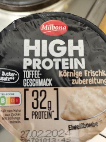 high Protein körnige frischkäsezubereitung, Toffee geschmack von | Hochgeladen von: alineck