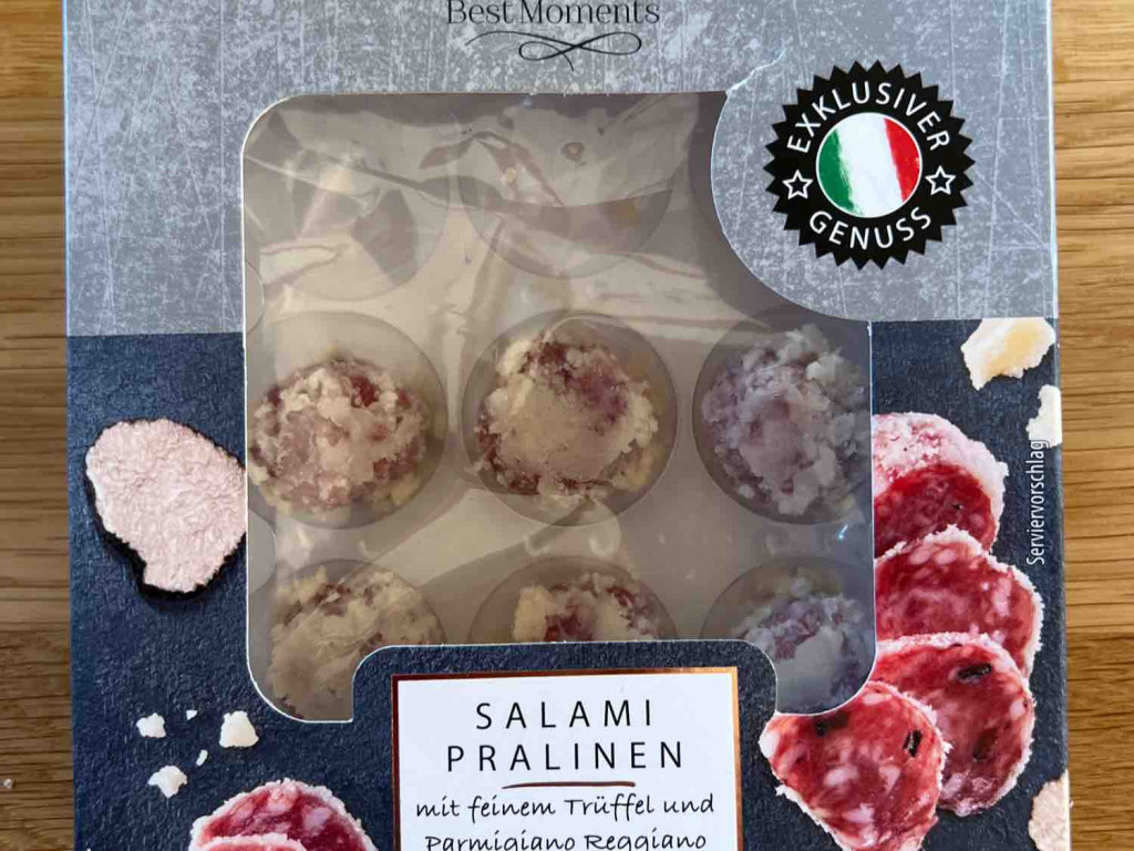Salami Pralinen, mit Trüffel und Parmigiano Reggiano von TimonM | Hochgeladen von: TimonM