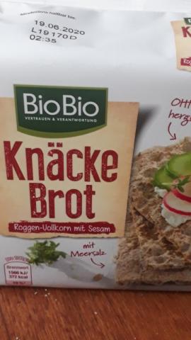 Knäckebrot, Bio Roggenvollkorn Sesam von SarahEgg | Hochgeladen von: SarahEgg