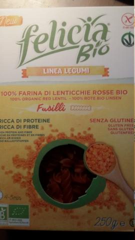 Felicia Bio Rote Linsen Pasta Fusilli | Hochgeladen von: lgnt