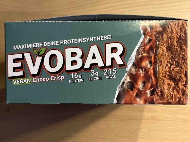EVOBAR Vegan Choco Crisp, mit 3g Leucine von marabelle | Hochgeladen von: marabelle