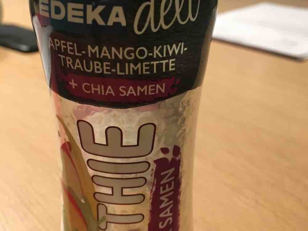 Smoothie mit Chia, Apfel Mango Kiwi Traube Limette von AnitaFe | Hochgeladen von: AnitaFe