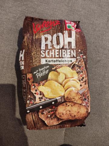 Rohrscheiben Kartoffelchips, mit buntem Pfeffer von maulbeerchen | Hochgeladen von: maulbeerchen