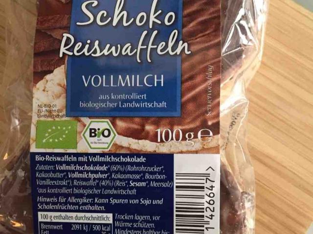 Schoko Reiswaffeln, Vollmilch von Stephy84 | Hochgeladen von: Stephy84