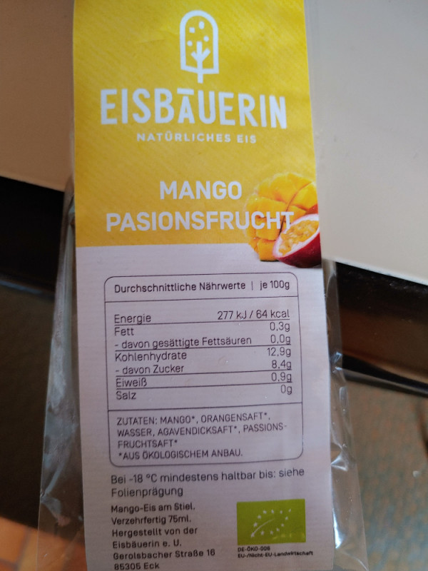 Eisbäuerin Mango Passionsfrucht, natürliches Eis von hoemigsonja | Hochgeladen von: hoemigsonja852