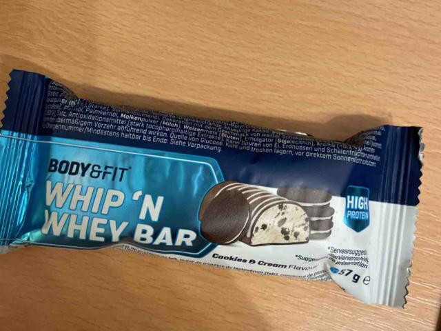 Whip ‘n Whey Bar, Cookies & Cream von Johanna512 | Hochgeladen von: Johanna512