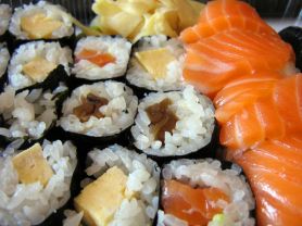 Maki Sushi, Kanpyo, japanischer Kürbis | Hochgeladen von: greif