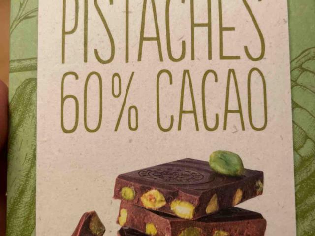 chocolat noir bio pistaches, 60% cacao by JackStonehouse | Uploaded by: JackStonehouse