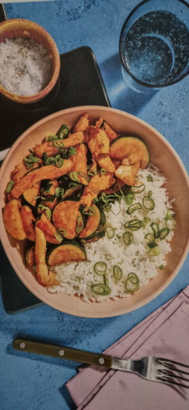 Chicken Teriyaki mit Sesam, dazu Zucchini und Reis von Juca59 | Hochgeladen von: Juca59