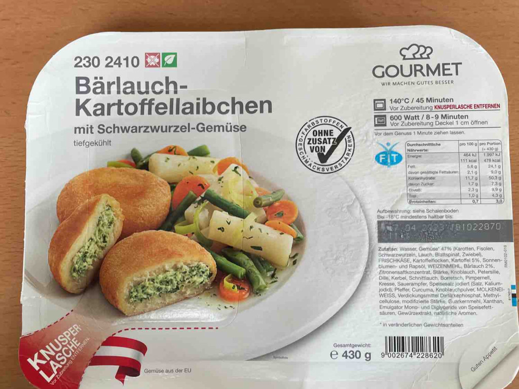 Bärlauch-Kartoffellaibchen, mit Schwarzwurzel-Gemüse von EvaWurm | Hochgeladen von: EvaWurmi