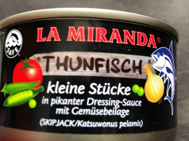 Thunfisch, kleine Stücke in pikanter Dressing-Sauce mit Gem von  | Hochgeladen von: schokoqueen