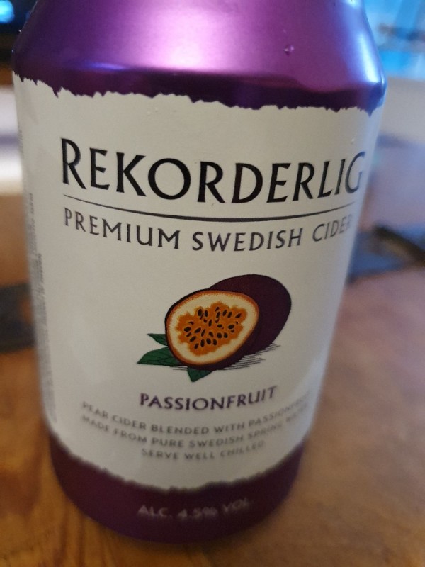 Rekorderlig Premium Passionsfruit Cider, Birne - Passionsfrucht  | Hochgeladen von: renewulf923