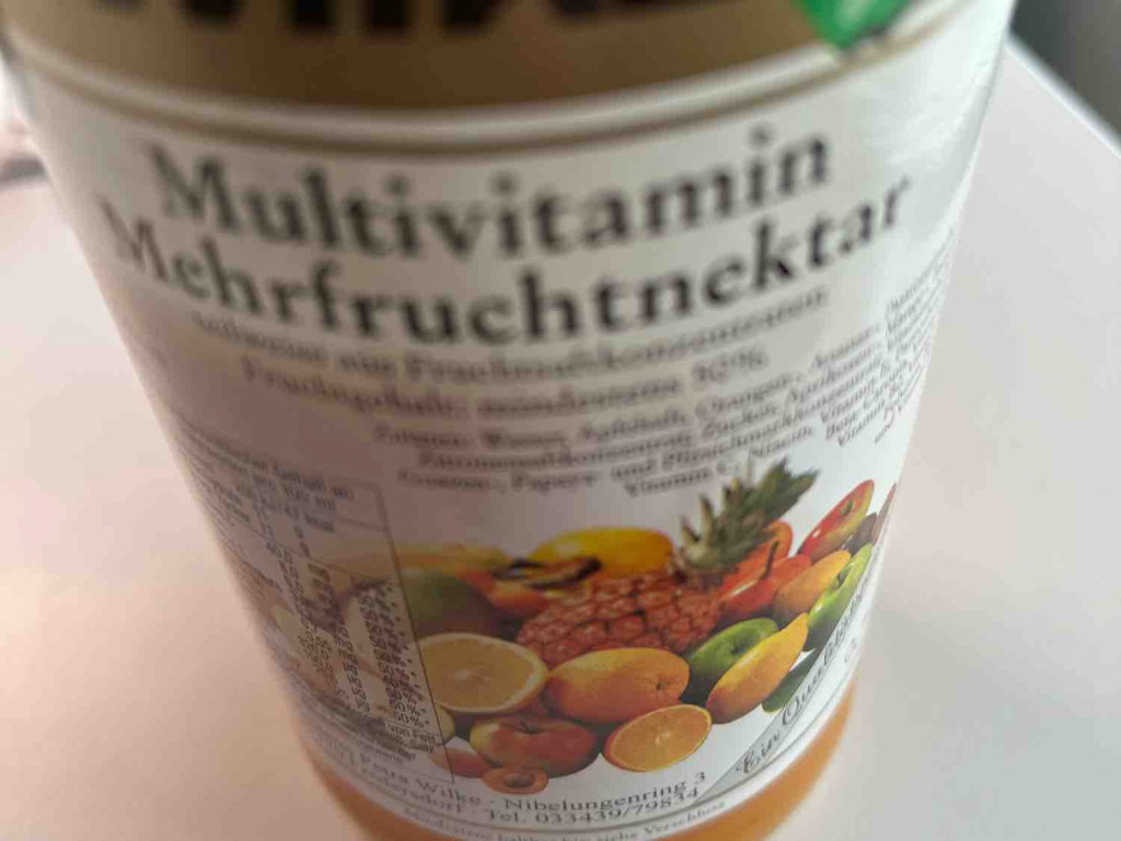 Multivitamin Mehrfruchtnektar, Fruchtgehalt: mindestens 50% von  | Hochgeladen von: trenQuo