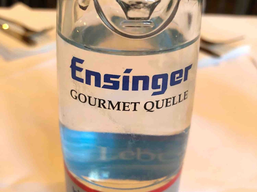 Ensinger Gourmet Quelle, Bio Mineralwasser, still von Siegi Seid | Hochgeladen von: Siegi Seidel 