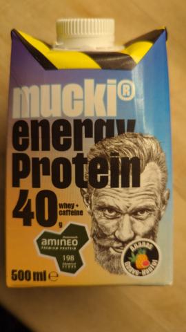 mucki energy protein 40, whey + caffeine by mr.selli | Uploaded by: mr.selli