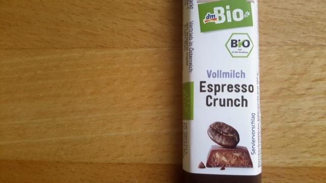 Bio Schokoriegel, Vollmilch Espresso Crunch | Hochgeladen von: subtrahine