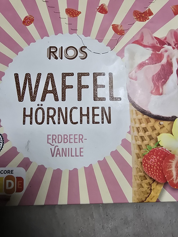 Waffel Hörnchen, Erdbeere Vanille von Sodashi | Hochgeladen von: Sodashi