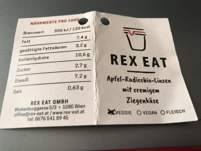 Rex Eat: Apfel-Radicchio-Linsen mit cremigem Ziegenkäse | Hochgeladen von: chriger