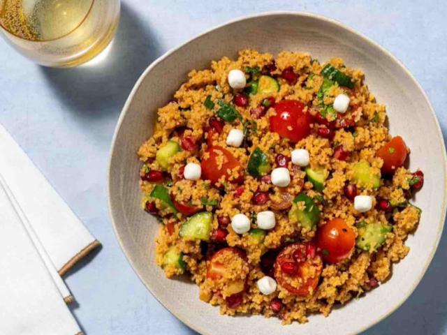 Ziegenkäse-Tabbouleh mit Cranberries und Minzdressing von info75 | Hochgeladen von: info755