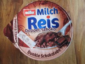 Müller Milchreis Doppel-Schoko , Dunkle Schokolade | Hochgeladen von: CaroHayd