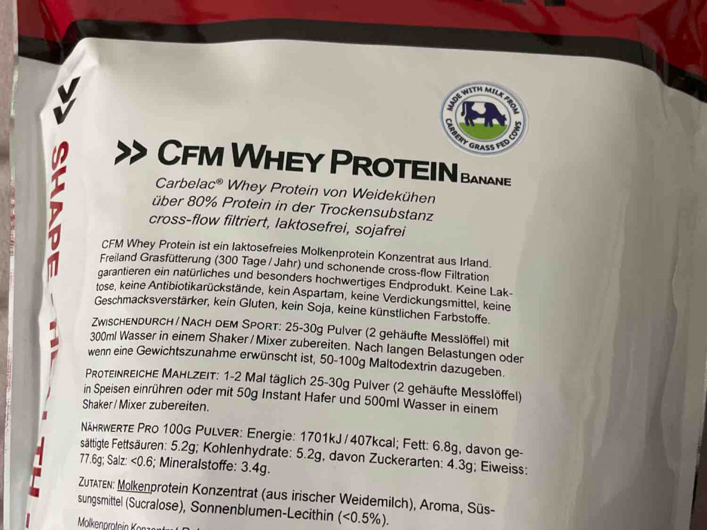 CFM Whey Protein (Banane) von sheeeeeennnn | Hochgeladen von: sheeeeeennnn