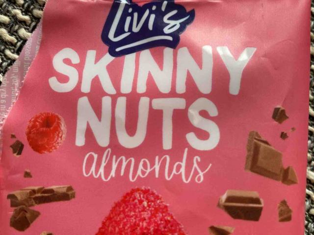 Skinny Nuts, dünn überzogene crunchy Mandeln in Himbeeren ged vo | Hochgeladen von: Chanvre