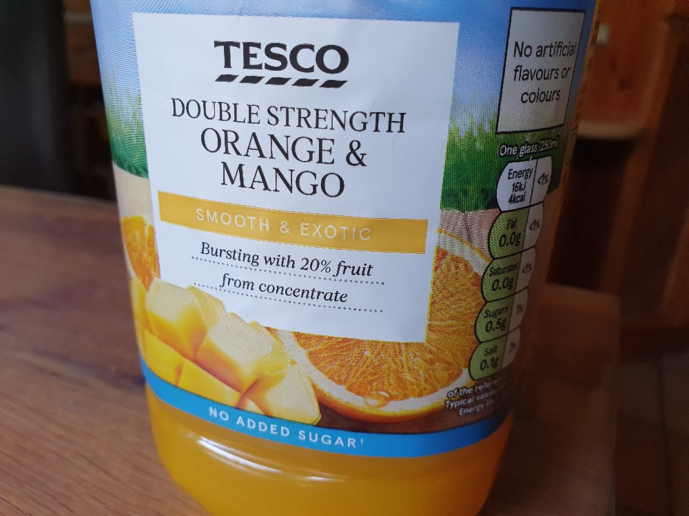 Orange & Mango, Double Strength No Added Sugar von Oma Ute | Hochgeladen von: Oma Ute